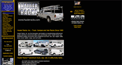 Desktop Screenshot of haulerracks.com