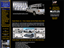 Tablet Screenshot of haulerracks.com
